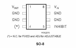 3...24V 100mA ADJ SO-8 - Tuotekuva