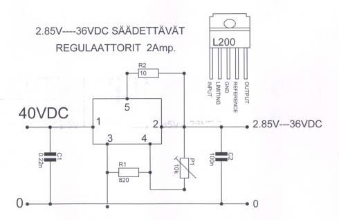Säädettävä 2..24V 2A   - Tuotekuva