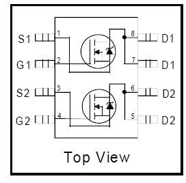 Mosfet Array 2 N-Channel Transistors 50V 3A (IRF7103TRPBF - Tuotekuva