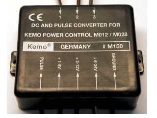 DC/PWM-ohjaus tehonsäätimille M012, M028. Kts. info - Tuotekuva