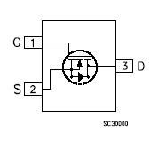 MOSFET N-CH TRNCH 60V 300MA - Tuotekuva