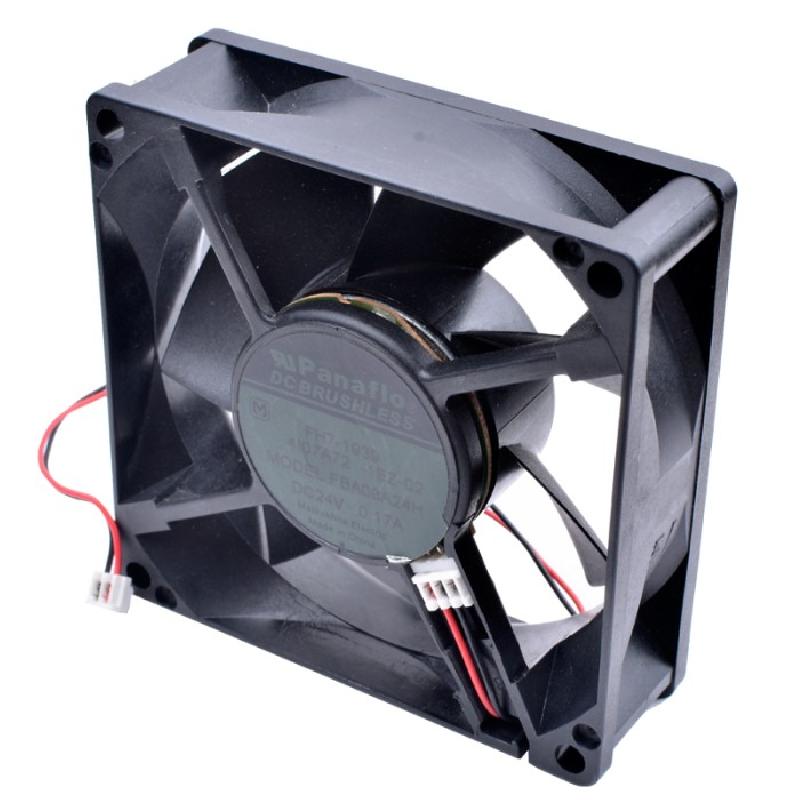 80x80x25mm, 24 VDC/ 0.23A. Type: FBA08A24H - Tuotekuva
