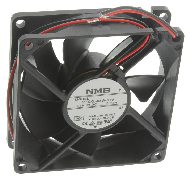 80x80x25mm, 24VDC/ 0.15A  Type: 3110KL-05W-B50  - Tuotekuva