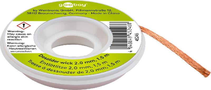 Leveys 2 mm, pituus 1.5m. - Tuotekuva